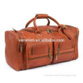 fashionable large volume leather travel luggage bag